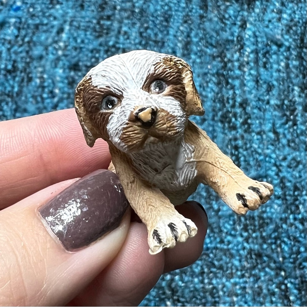 Kaiyodo Wing Mau Puppy Dog Mini Figurines Doll House Mini Fig Toy